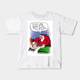 Tooth Fairy Santa Kids T-Shirt